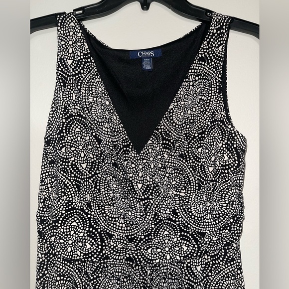 Chaps Women’s Sleeveless Maxi Dress Size Medium - Picture 2 of 4